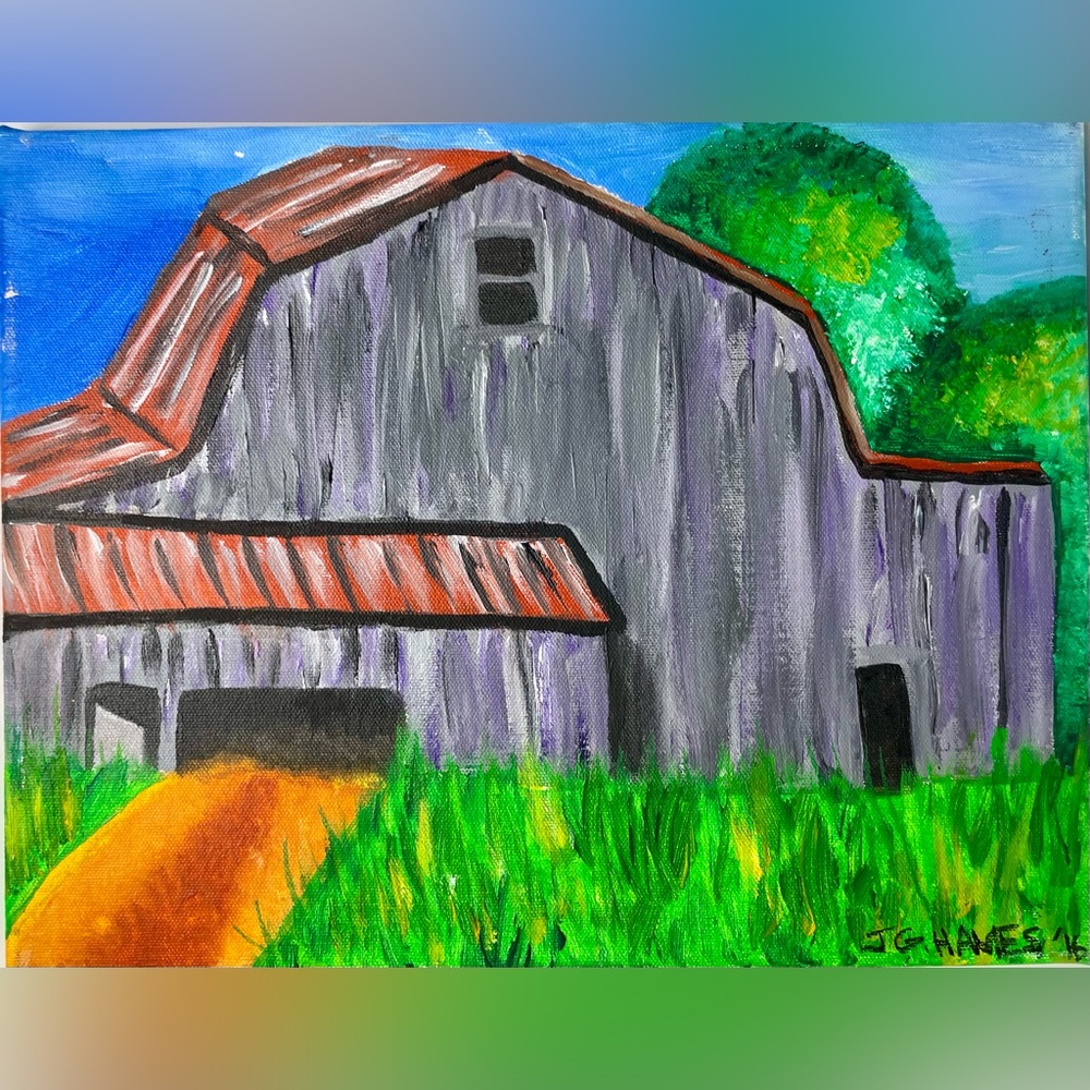 Handmade acrylic painting